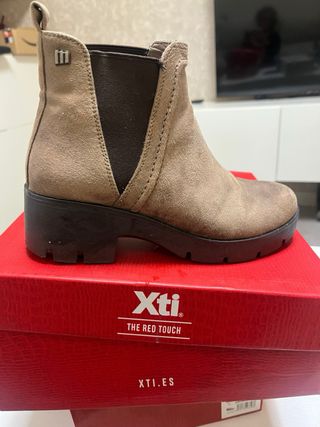 Botín Mustang Talla 37 Marrón