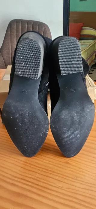 Botas cowboy tacón negras