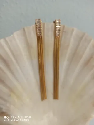 Pendientes Gold Filled con circonitas