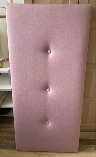 Canecero tapizado rosa 150x90 cm