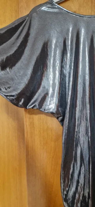 Vestido Boss plateado fiesta