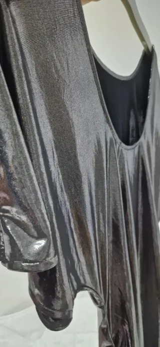 Vestido Boss plateado fiesta