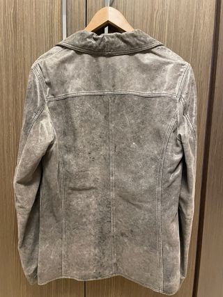 Americana polipiel gris talla M