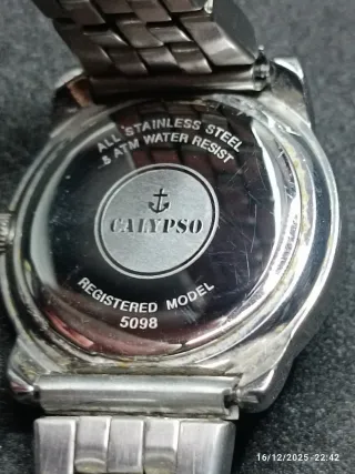 Reloj Calypso Cuarzo Sumergible 50m