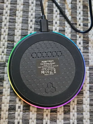 Cargador Inalámbrico G6 RGB Gaming