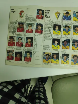 Álbum Fútbol Liga 91-92 Bimbo