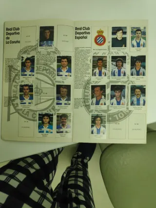 Álbum Fútbol Liga 91-92 Bimbo