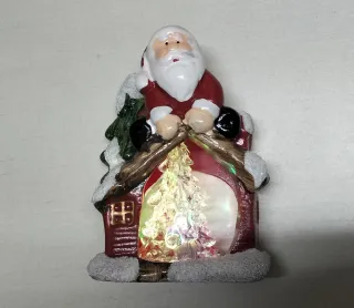 Papa Noel con luces.