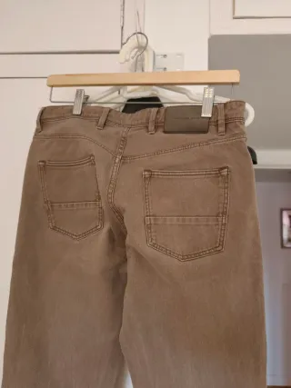 Vaqueros hombre Massimo Dutti Beige Talla 38