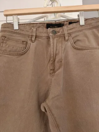 Vaqueros hombre Massimo Dutti Beige Talla 38