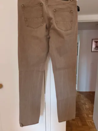 Vaqueros hombre Massimo Dutti Beige Talla 38