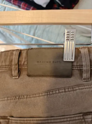 Vaqueros hombre Massimo Dutti Beige Talla 38