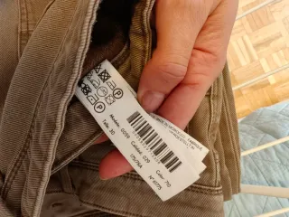 Vaqueros hombre Massimo Dutti Beige Talla 38