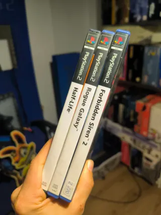 Pack 3 Juegos PS2: Half-Life, Rogue Galaxy, Forbid