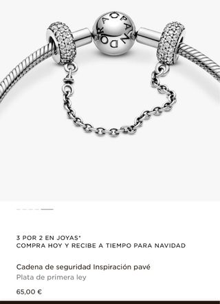 Pulsera Pandora Plata