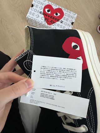 converse x comme des garçons