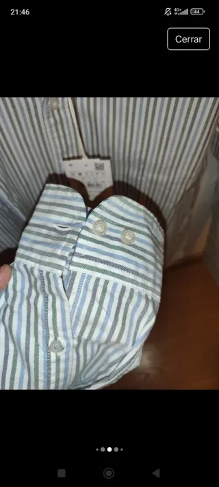 Camisa Pedro del Hierro Talla M Rayas