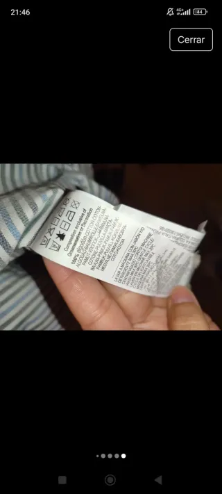 Camisa Pedro del Hierro Talla M Rayas