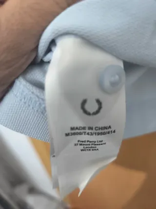 Polo Fred Perry Original Azul claro