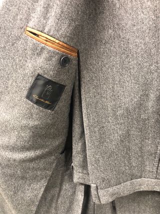 Traje gris lana y cachemir 2 piezas