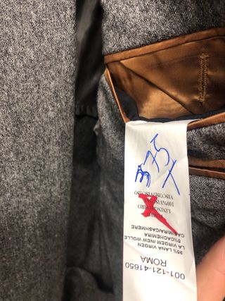 Traje gris lana y cachemir 2 piezas