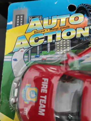 Auto Action Die Cast Fire Team pull back action