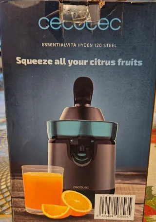 Exprimidor Cecotec Essentialvita 120 Steel