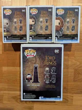 Funko Gimli, Frodo, Gollum, Lurtz Señor anillos