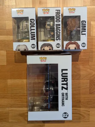 Funko Gimli, Frodo, Gollum, Lurtz Señor anillos