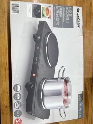 Placa Cocina Doble Portátil 2500W