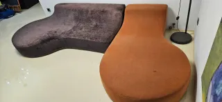 Sofá de marca premium Minotti, 2 módulos