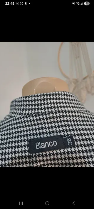 Chaleco Cropped Blanco Talla M