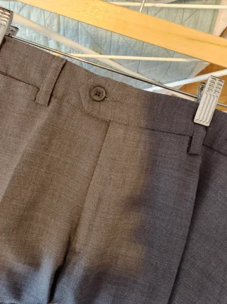 Pantalón de traje Silbon gris hombre