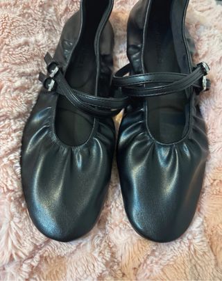 Bailarinas negras con tiras