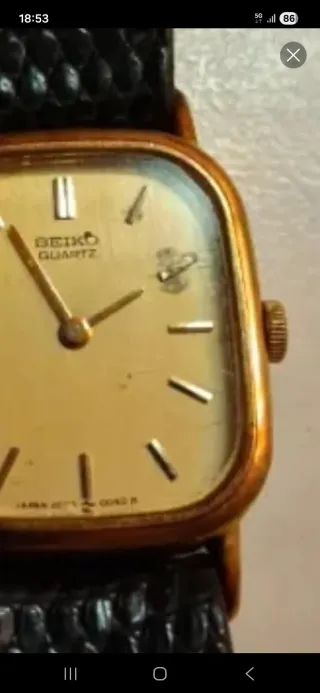 Orologio Seiko Vintage Donna placato Oro
