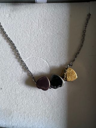 Collana Brosway cuori oro rosa argento