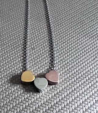 Collana Brosway cuori oro rosa argento