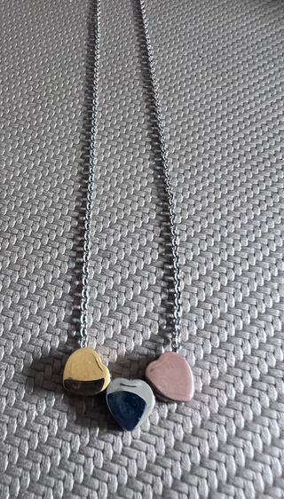 Collana Brosway cuori oro rosa argento