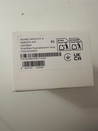 Reloj Huawei Watch Fit 4 Negro