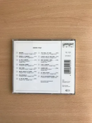 CD Edith Piaf - La Vie en Rose