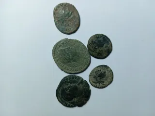 Lote 5 Monedas Romanas