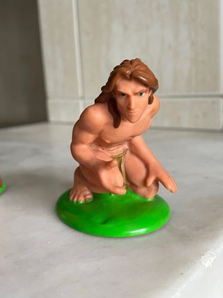 Figuras Disney Tarzan Elefante Tantor e Tarzan