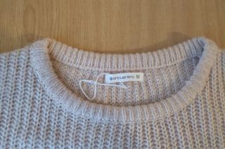 Jersey de punto rayas y flores