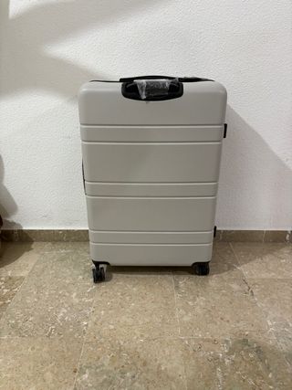 Maleta de viaje gris