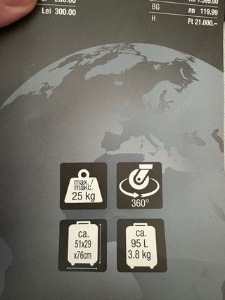 Maleta de viaje gris