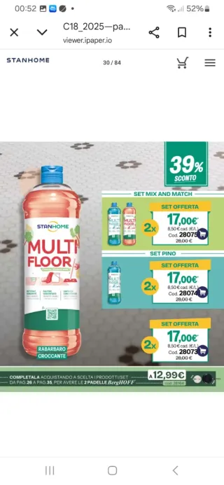 STANHOME MULTI FLOOR Rabarbaro Croccante