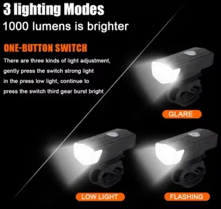 Luces LED para Bicicleta USB Recargables