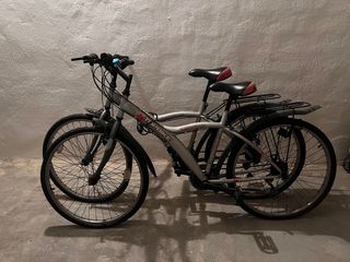 Bicicleta Topbike plateadas