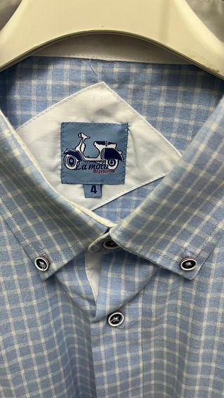 Camisa de caballero a cuadros