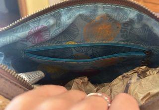 Bolso Desigual Marrón Multicolor Tejido
